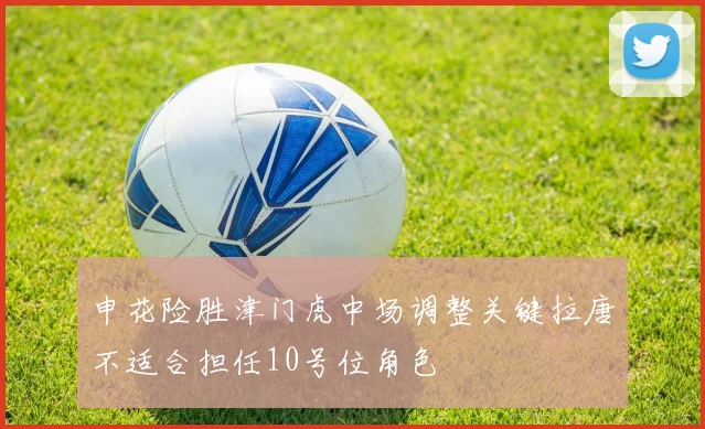 申花险胜津门虎中场调整关键拉唐不适合担任10号位角色